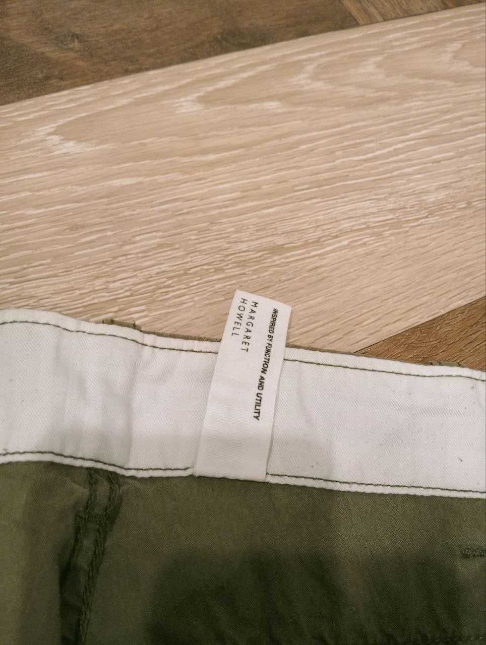 Margaret Howell MARGARET HOWELL X ALPHA INDUSTRIES GREEN ARMY PANTS - SIZE L Size US 34 / EU 50 - 6 Thumbnail