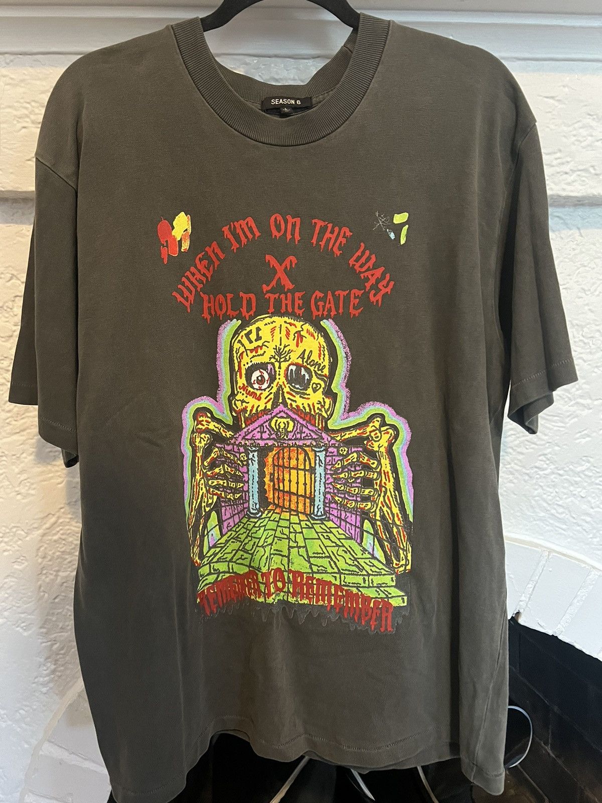 Pre-owned Kanye West X Yeezy Season Kanye West X Xxxtentacion Tee In Black