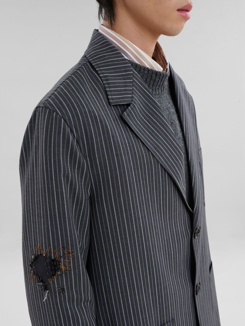 Marni o1w1db11125 Striped Jacket in Black Size US M / EU 48-50 / 2 - 4 Thumbnail