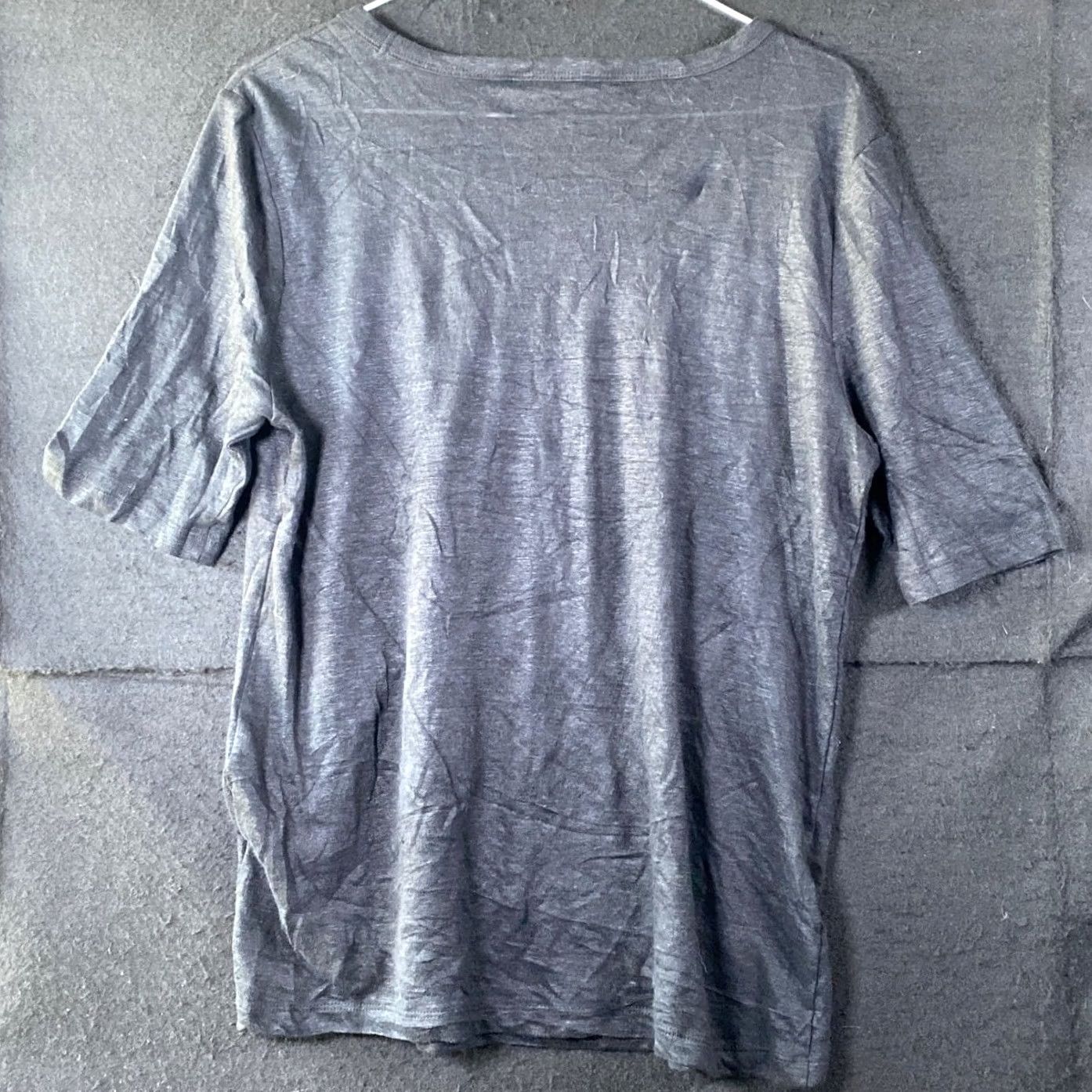 Under Armour Banana Republic Womens Shirt Gray Dolman Sleeve Linen Blend Stretch M Size M / US 6-8 / IT 42-44 - 7 Thumbnail