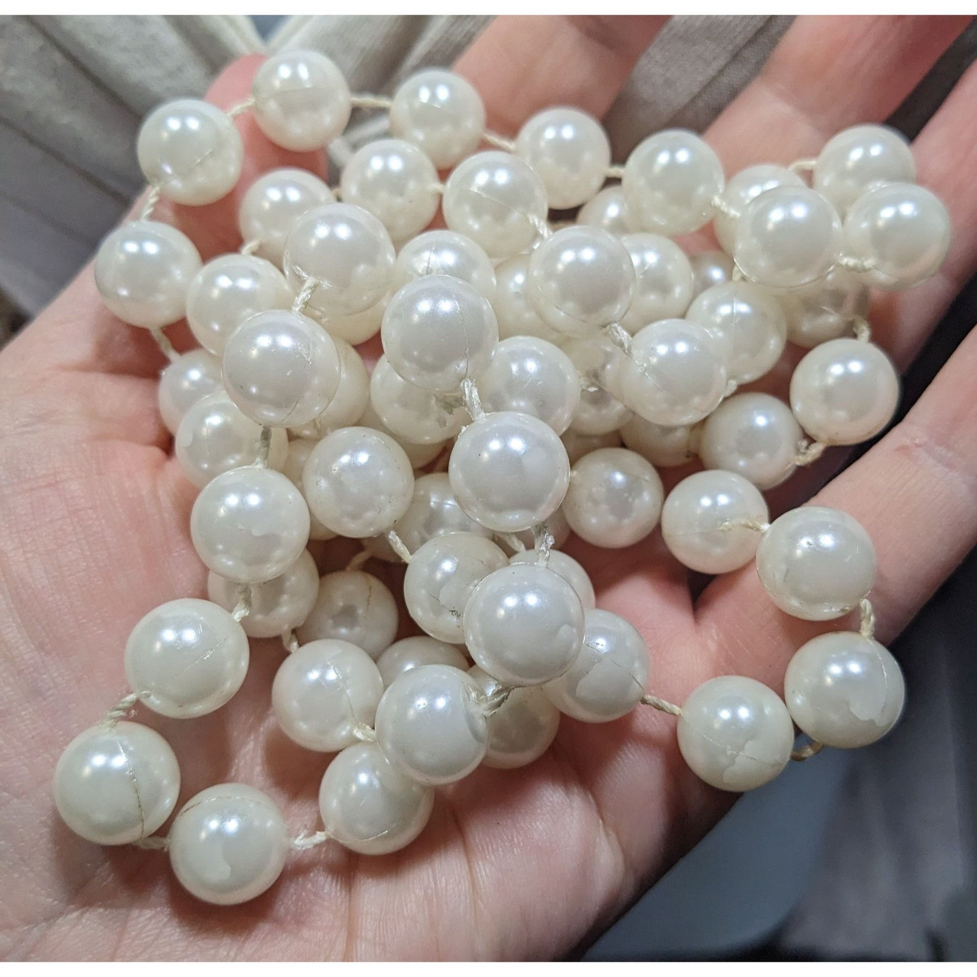 Other Elegant Glam Long Faux Pearl Necklace 46" Size ONE SIZE - 4 Thumbnail