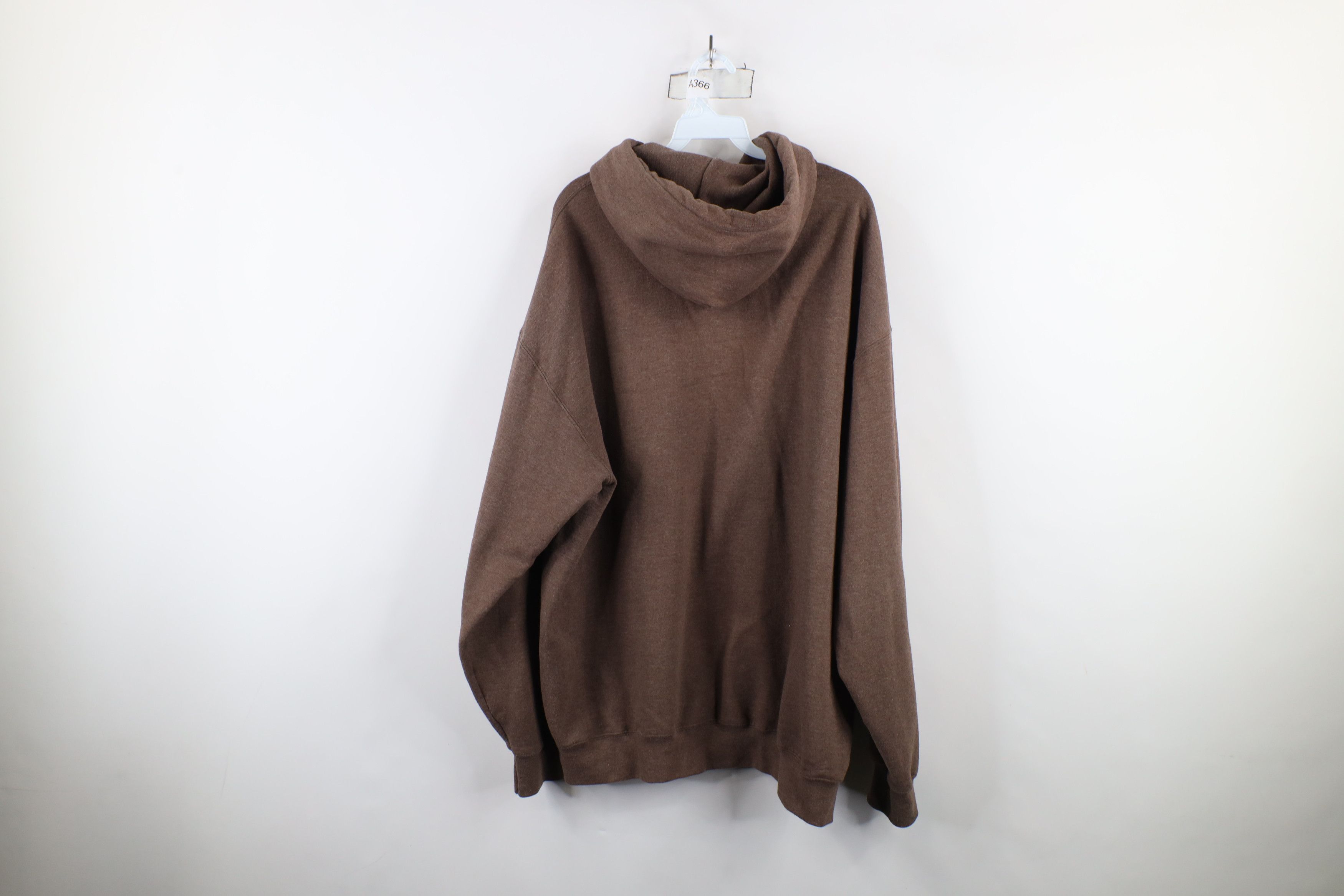 Vintage Vintage Faded Spell Out UPS Hoodie Sweatshirt Heather Brown Size US XXL / EU 58 / 5 - 11 Thumbnail