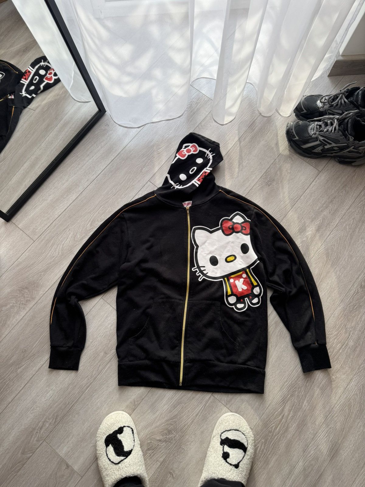 Cartoon Network If Six Was Nine Hello Kitty Big Logo Zip Up Hoodie Size US M / EU 48-50 / 2 - 1 Thumbnail
