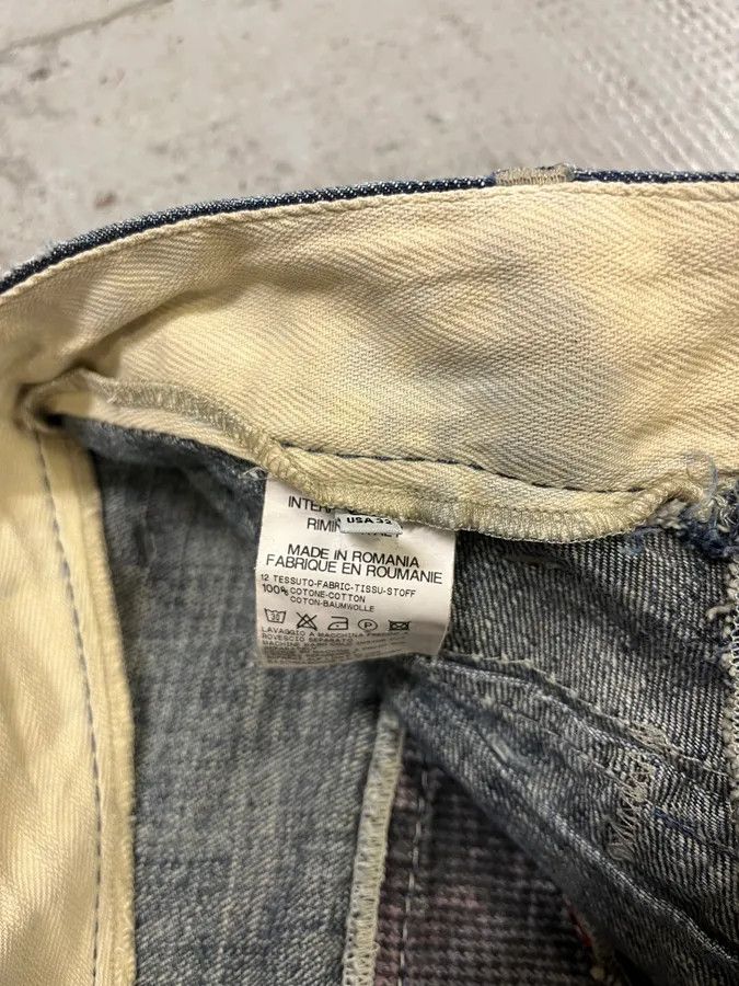 Marithe + Francois Girbaud SS2006 Marithé + François Girbaud Blue Faded Denim Jeans Size US 33 - 11 Thumbnail