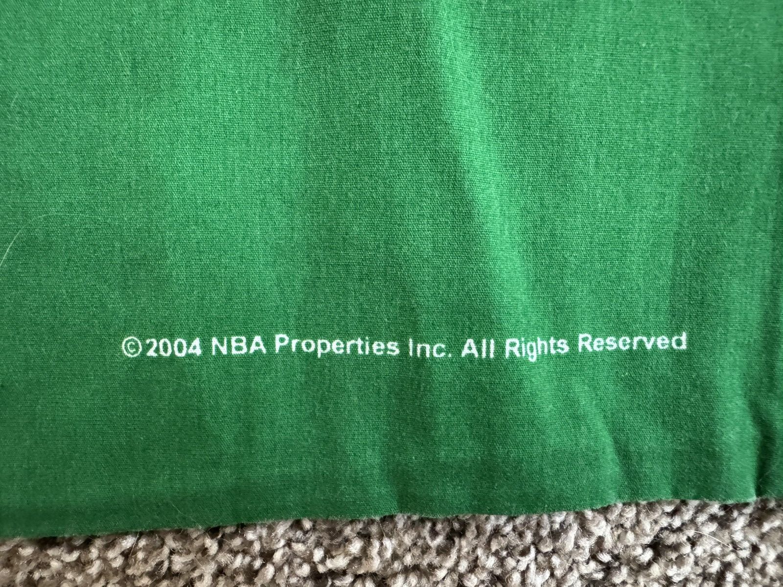 NBA 2004 Boston Celtics Pillowcase Size ONE SIZE - 3 Thumbnail
