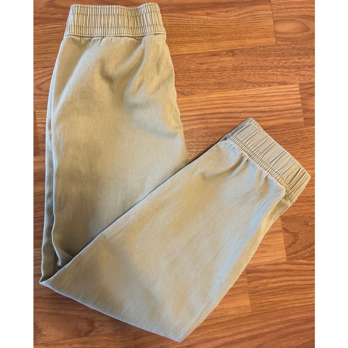 Chaps Chaps Boys Size Small Khaki Pants with Elastic Waist Size 22" - 4 Thumbnail