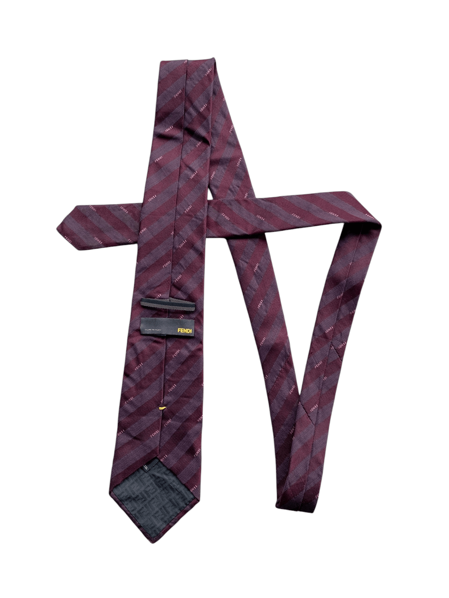 Italian FENDI Silk Necktie