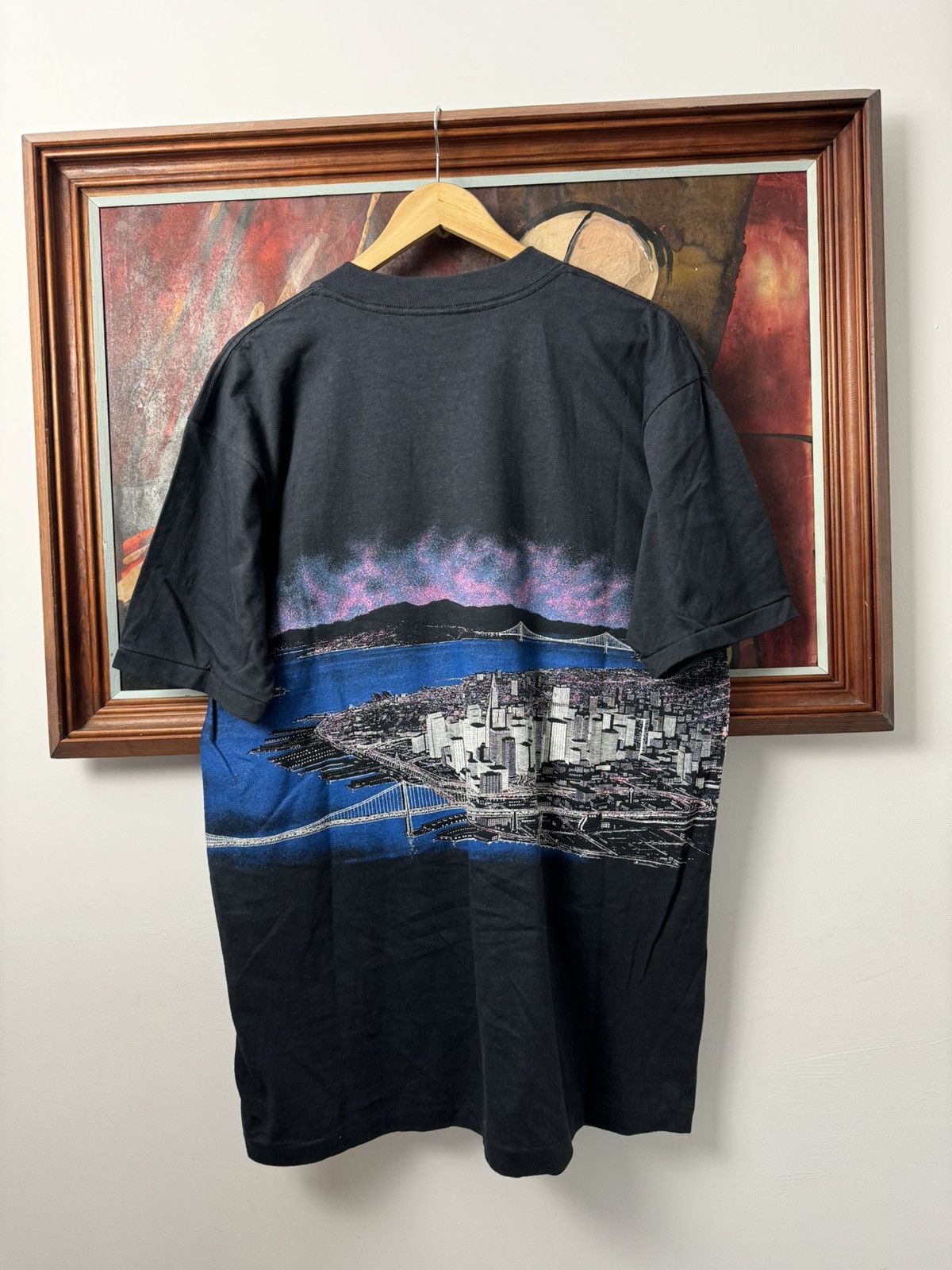 Vintage 90s San Francisco Graphic Tee Single Stitch VTG Tee Rare Size US XL / EU 56 / 4 - 2 Thumbnail