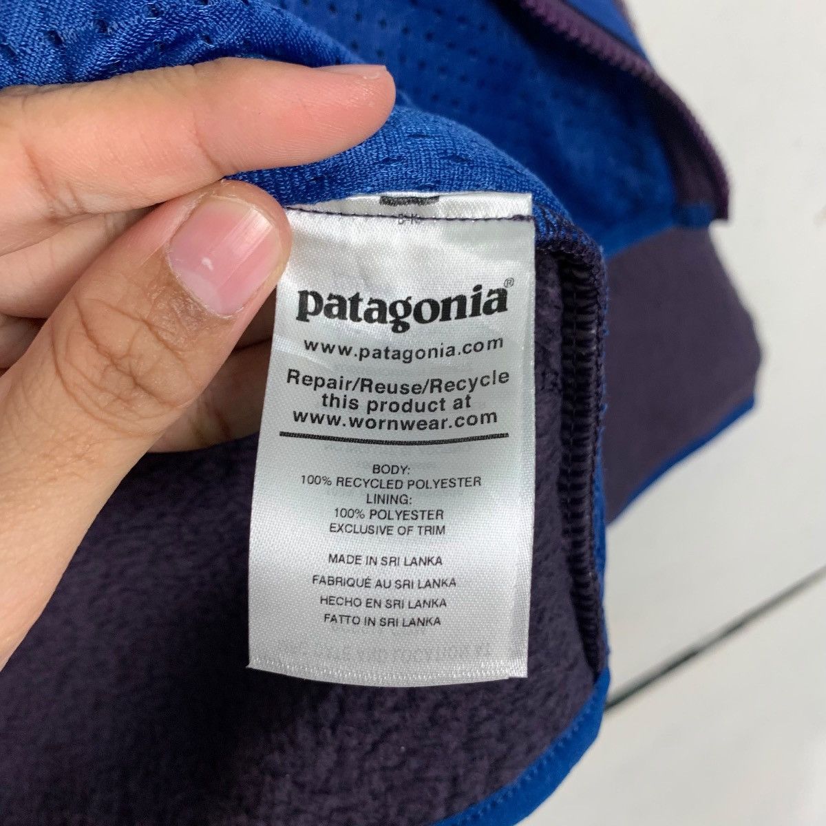 Patagonia PATAGONIA Deep Pile Purple Fleece Jacket #2475-C111 Size US XXS / EU 40 - 16 Thumbnail
