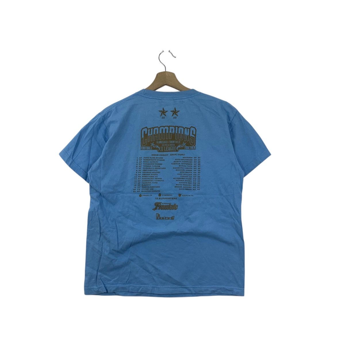 Other KAWASAKI FRONTALE FOOTBALL Champions J League Tee Shirt Size US M / EU 48-50 / 2 - 7 Thumbnail