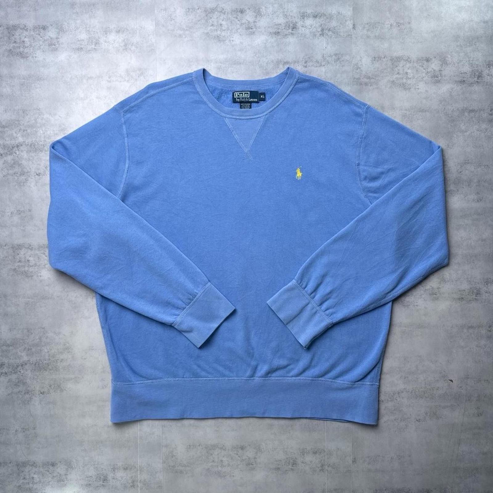 Polo Ralph Lauren Y2K Polo Ralph Lauren 00s Blue Sweatshirt Size US XL / EU 56 / 4 - 6 Thumbnail