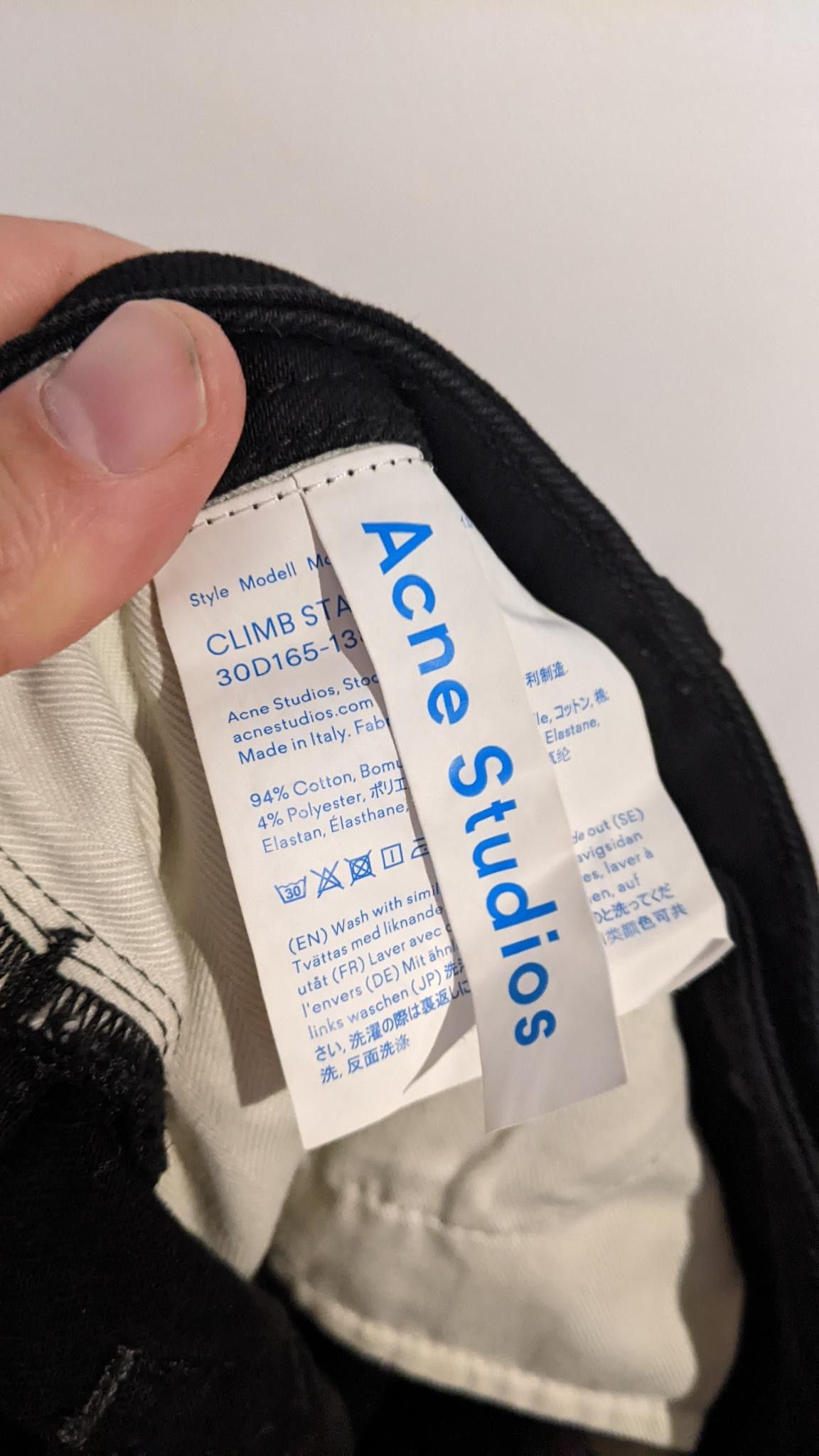Acne Studios Blå Konst jeans Size 30" / US 8 / IT 44 - 4 Thumbnail