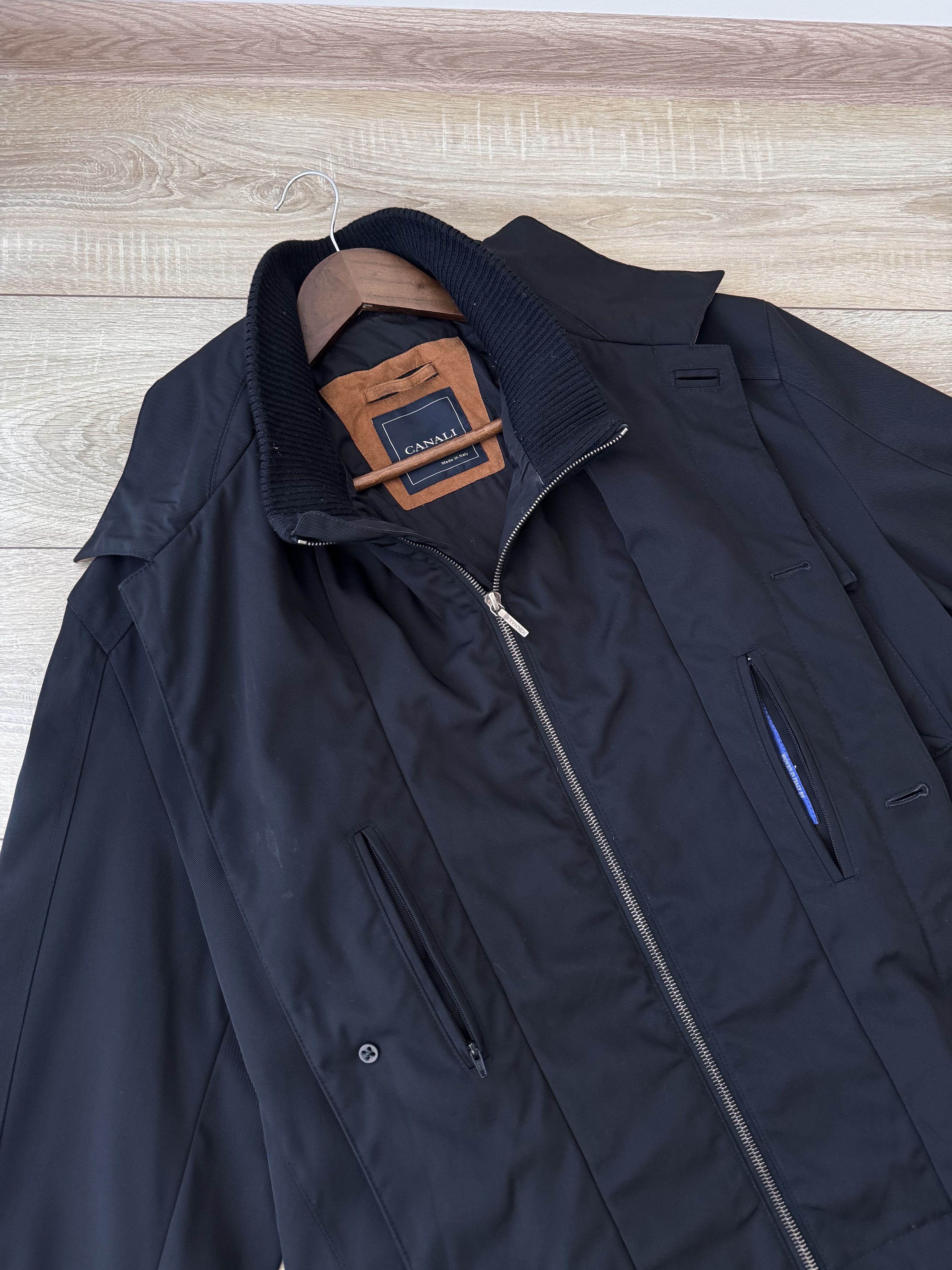 Canali Vintage Canali Rain System Sport Fabric Luxury Jacket Size US L / EU 52-54 / 3 - 6 Thumbnail