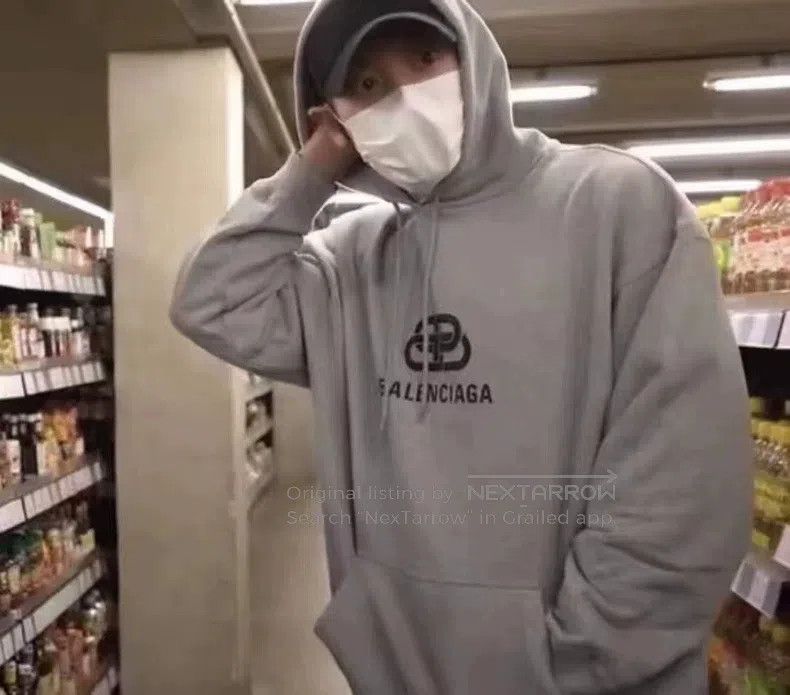 Balenciaga Balenciaga Gray Zip Hoodie Size US S / EU 44-46 / 1 - 7 Thumbnail