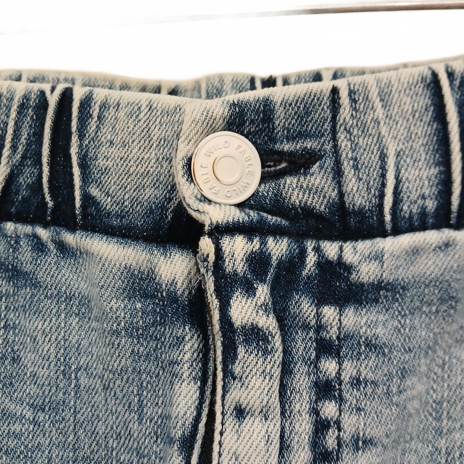 Designer Wild Fable Women's Denim Joggers - Size M - Vintage Wash Size 32" / US 10 / IT 46 - 3 Thumbnail