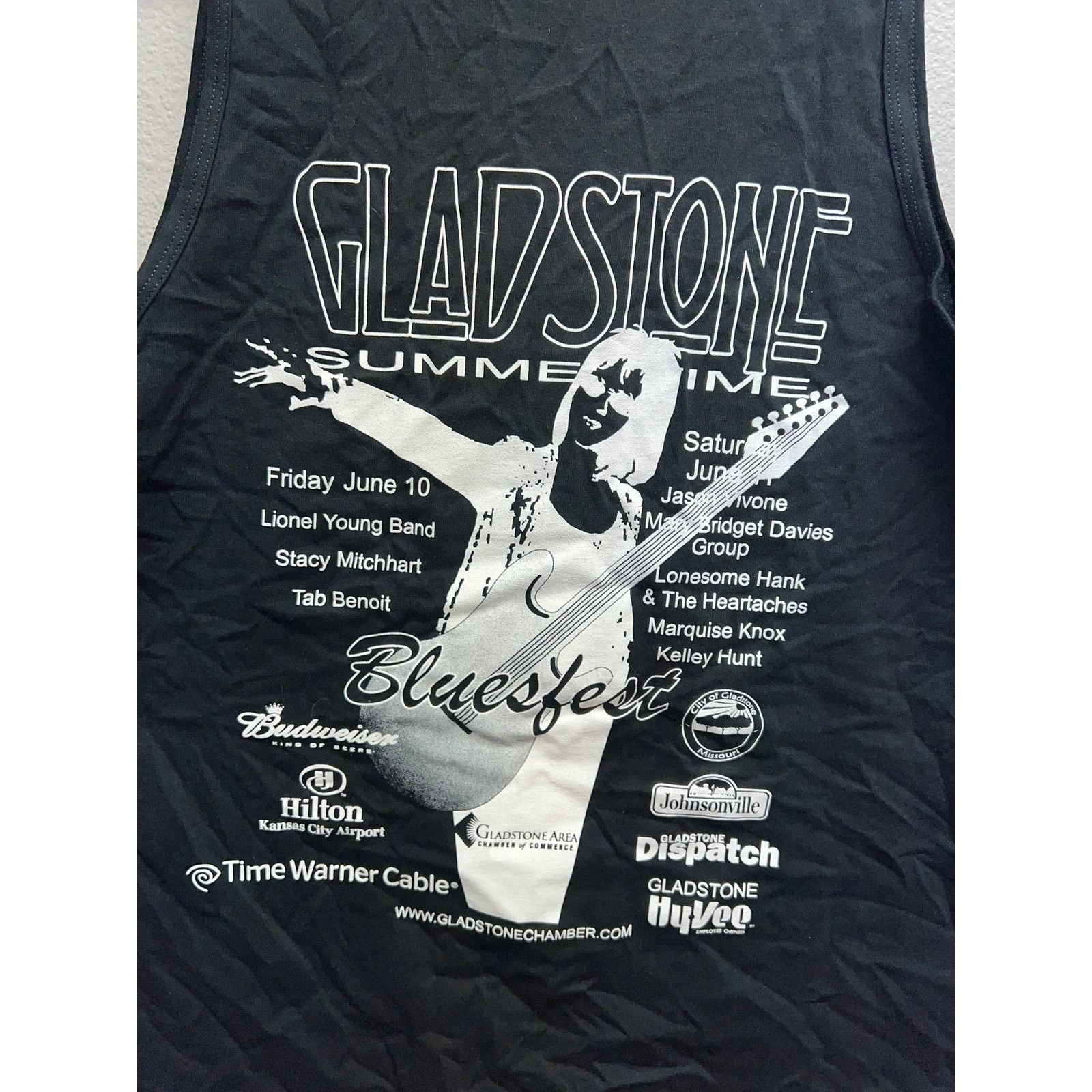 Gildan Gladstone Bluesfest Shirt Tank Concert Tour Blues Fest M Size US M / EU 48-50 / 2 - 6 Thumbnail