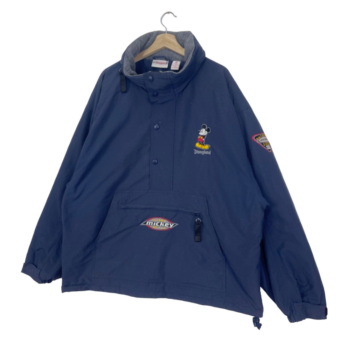 Disney × Mickey Mouse × Vintage 90’s Disneyland Anorak Hoodie Jacket Size US XL / EU 56 / 4 - 3 Thumbnail