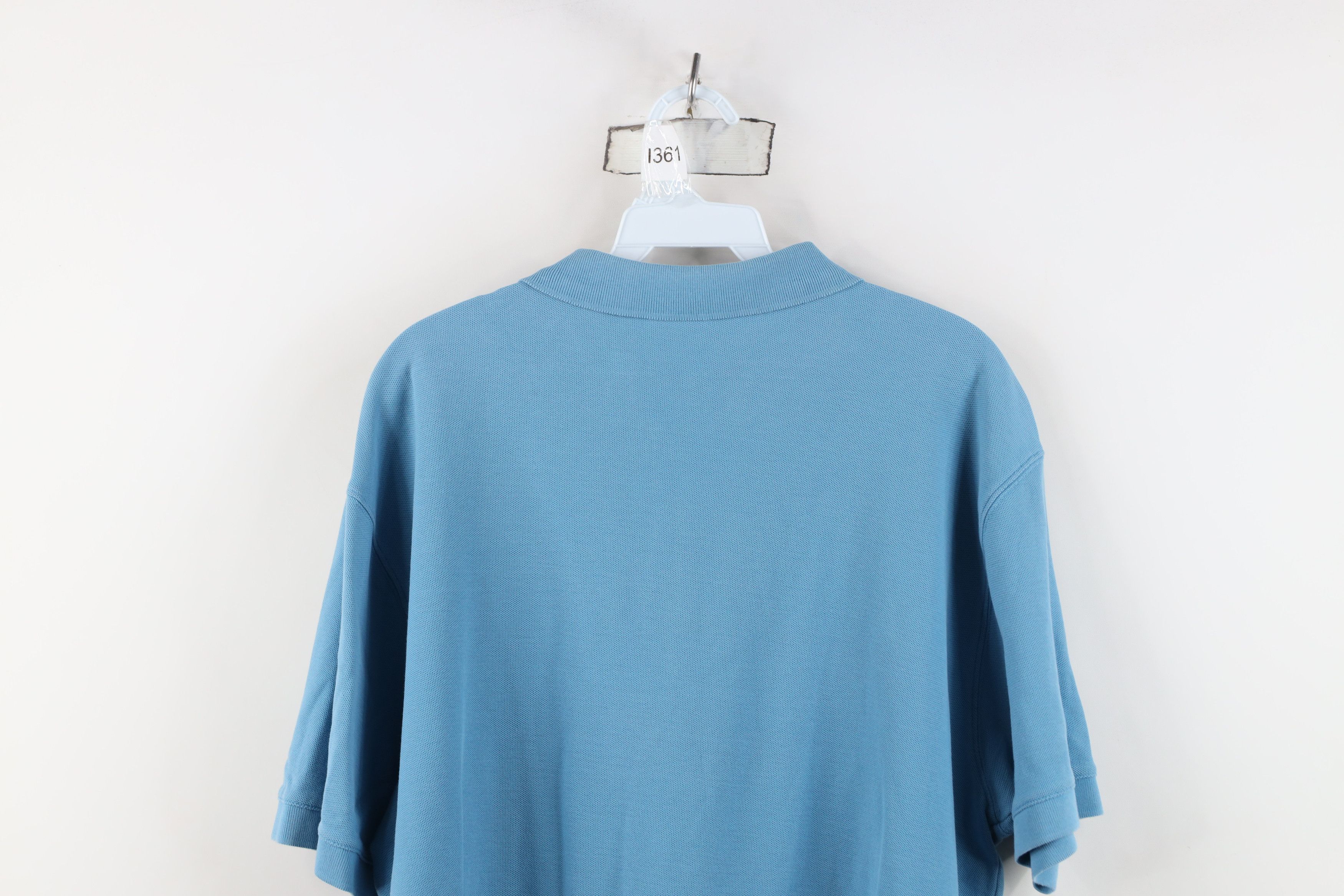 Patagonia Vintage Patagonia Spell Out Organic Cotton Polo Shirt Blue Size US L / EU 52-54 / 3 - 11 Thumbnail