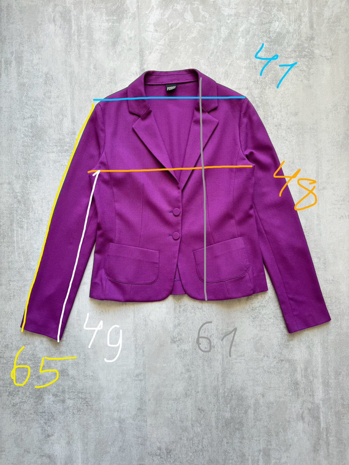 Gianfranco Ferre Vintage GIANFRANCO FERRE wool Blazer Womens size 40 Size S / US 4 / IT 40 - 12 Thumbnail