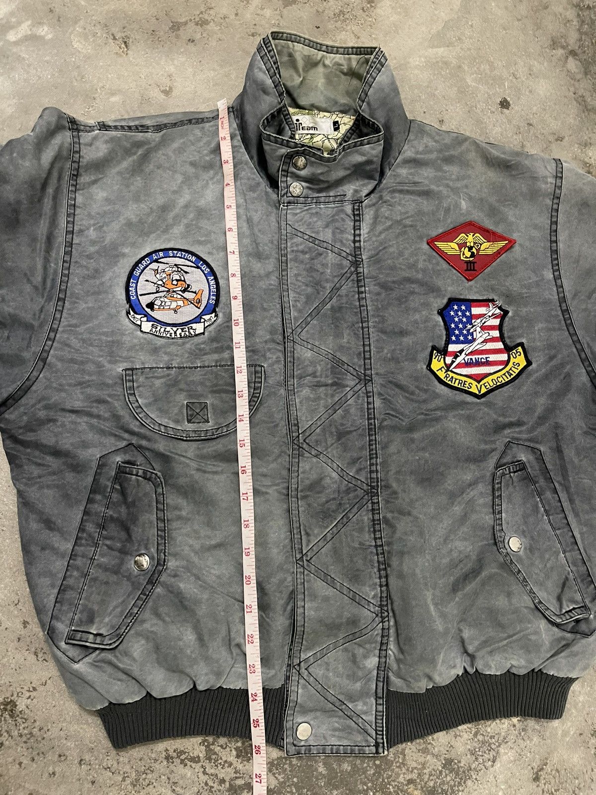 Japanese Brand Vintage Young Astronauts NASA Multi-Patch Bomber Jacket Size US L / EU 52-54 / 3 - 16 Thumbnail