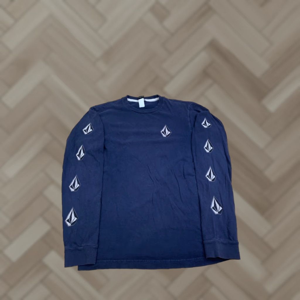 Volcom VINTAGE Volcom Long Sleeve Shirt Men S Blue Surf Y2K Grunge 90s Logo Size US S / EU 44-46 / 1 - 1 Thumbnail