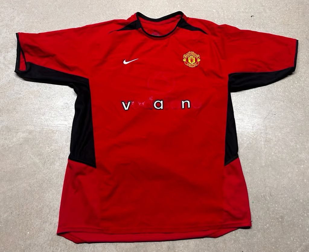 Nike Manchester United 00s Home Jersey Vodafone Home Shirt