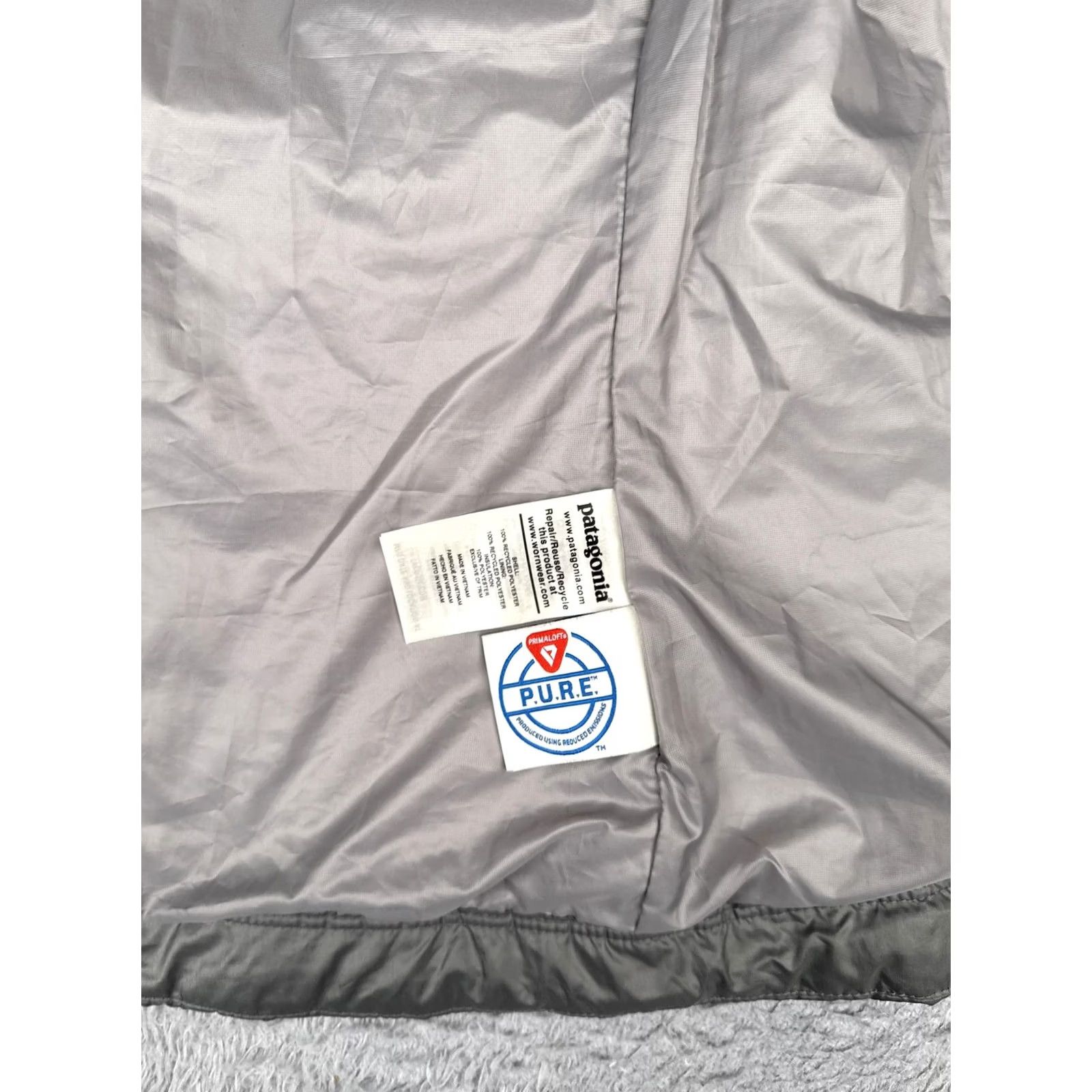 Patagonia Patagonia Nano Puff Vest Womens XS Gray Primaloft Insulated Full Zip Puffer Pocket Logo Patch Quilted Size XS / US 0-2 / IT 36-38 - 4 Thumbnail