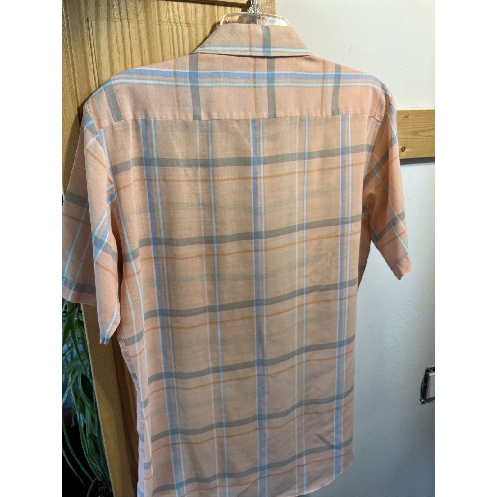 Other Vintage Lexington Men's Button Short Sleeve Shirt M Orange Size US M / EU 48-50 / 2 - 9 Thumbnail