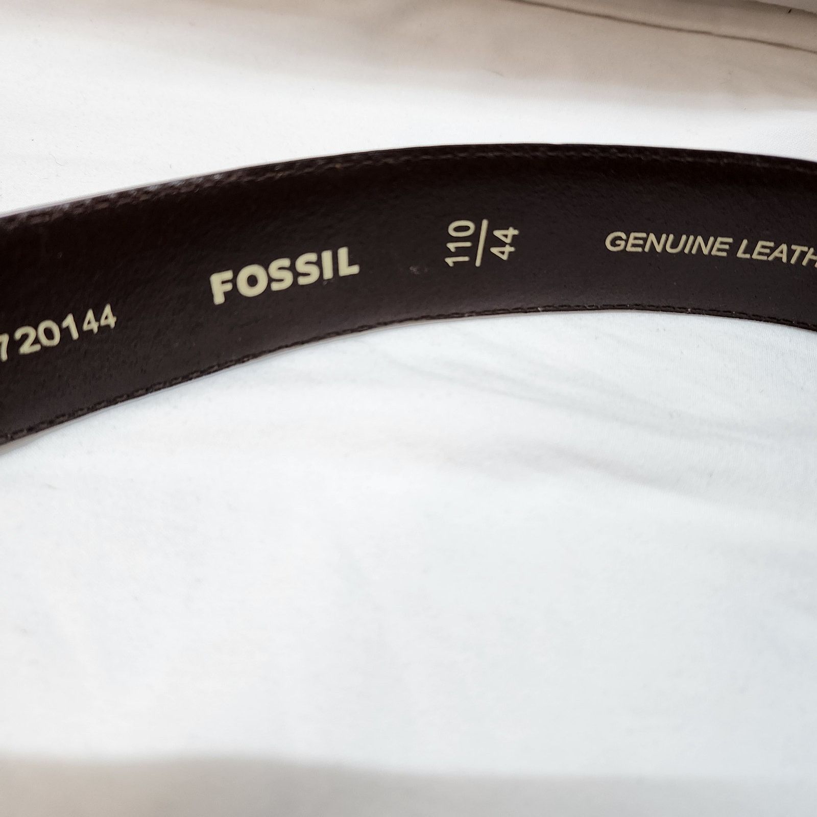 Fossil Fossil brown leather belt size 44 belt one hole was made b45 Size 44 - 8 Thumbnail