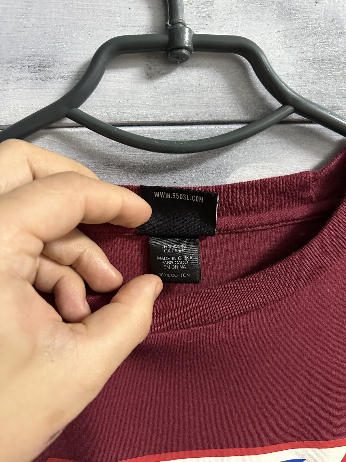 55DSL Luxury Long-Sleeve 55DSL Diesel Big Centr Logo Size US XL / EU 56 / 4 - 9 Thumbnail