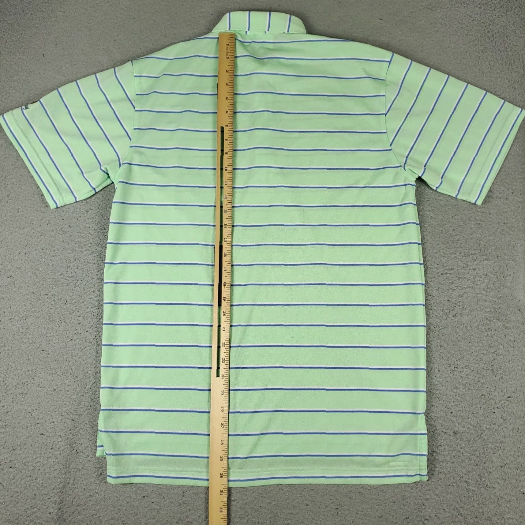 Peter Millar Peter Millar Polo Shirt Mens Medium Green Striped Golf Casual Short Sleeve Polo Shirt Mens Green Striped Golf Casual Short Sleeve Size US M / EU 48-50 / 2 - 4 Thumbnail