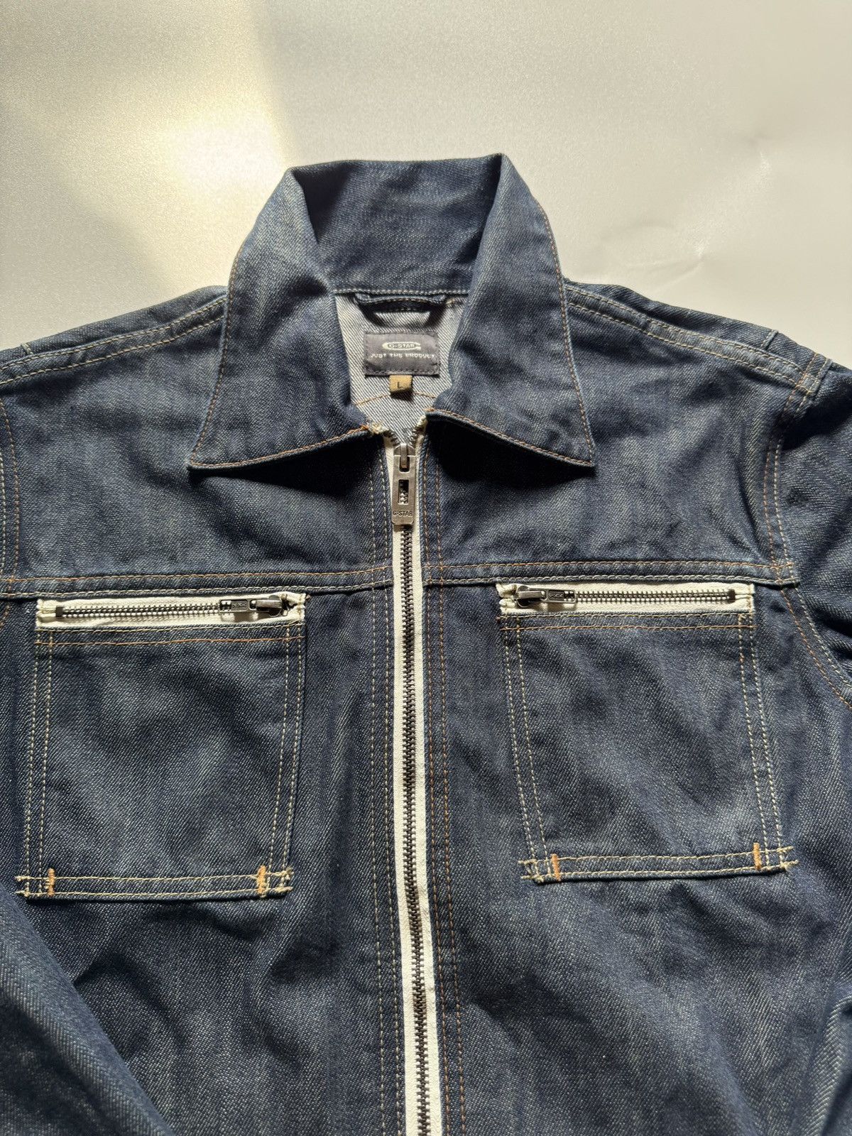 G-Star Indigo Blue 70s Western Jacket Size US L / EU 52-54 / 3 - 4 Thumbnail