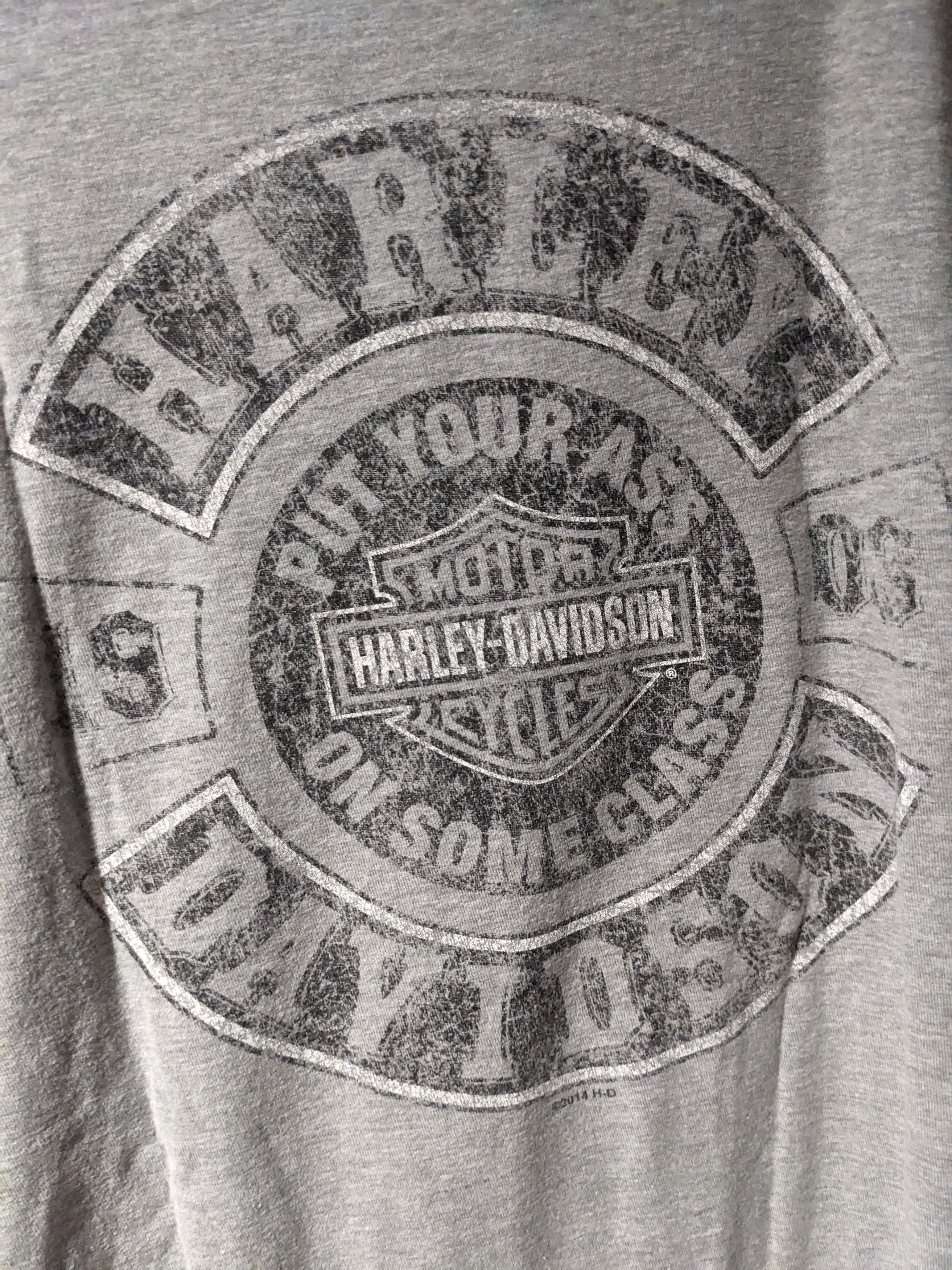 Harley Davidson × Vintage Vintage Harley Davidson North Carolina Long Sleeve T-Shirt Size US L / EU 52-54 / 3 - 5 Thumbnail