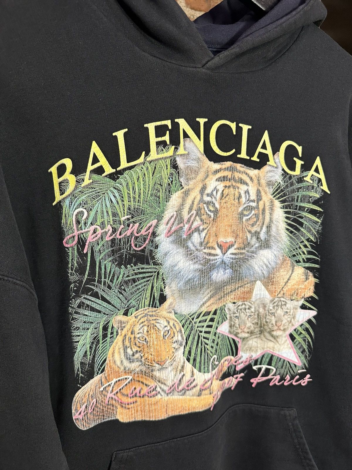 Balenciaga SS/22 Year of the Tiger Hoodie/FBI Hoodie Size US M / EU 48-50 / 2 - 3 Thumbnail
