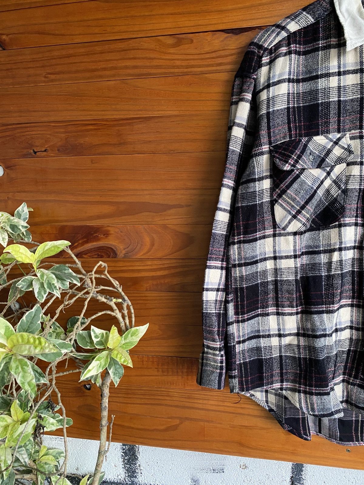 Vintage Vintage Big Field Heavy Flannel Shirt – Corduroy Collar Size US L / EU 52-54 / 3 - 6 Thumbnail