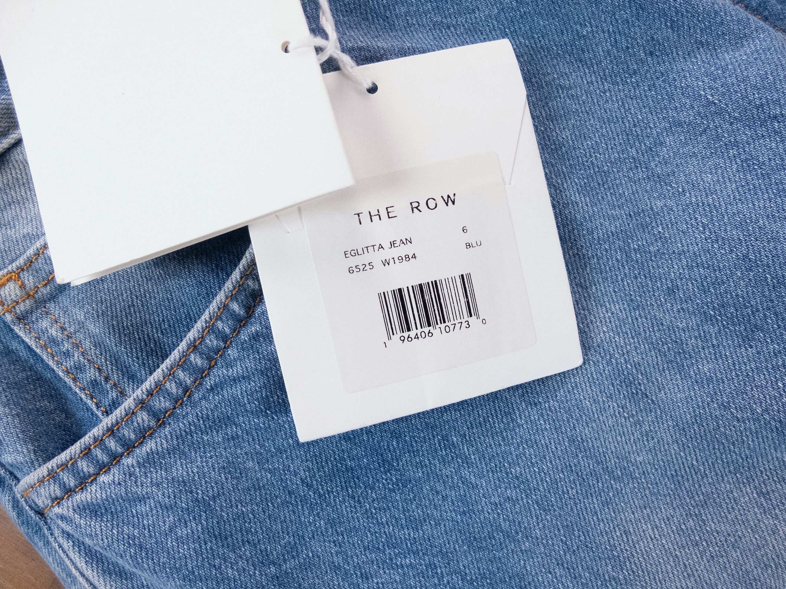 The Row THE ROW Eglitta blue straight leg jeans Size 6 / 42 q Size 28" / US 6 / IT 42 - 5 Thumbnail