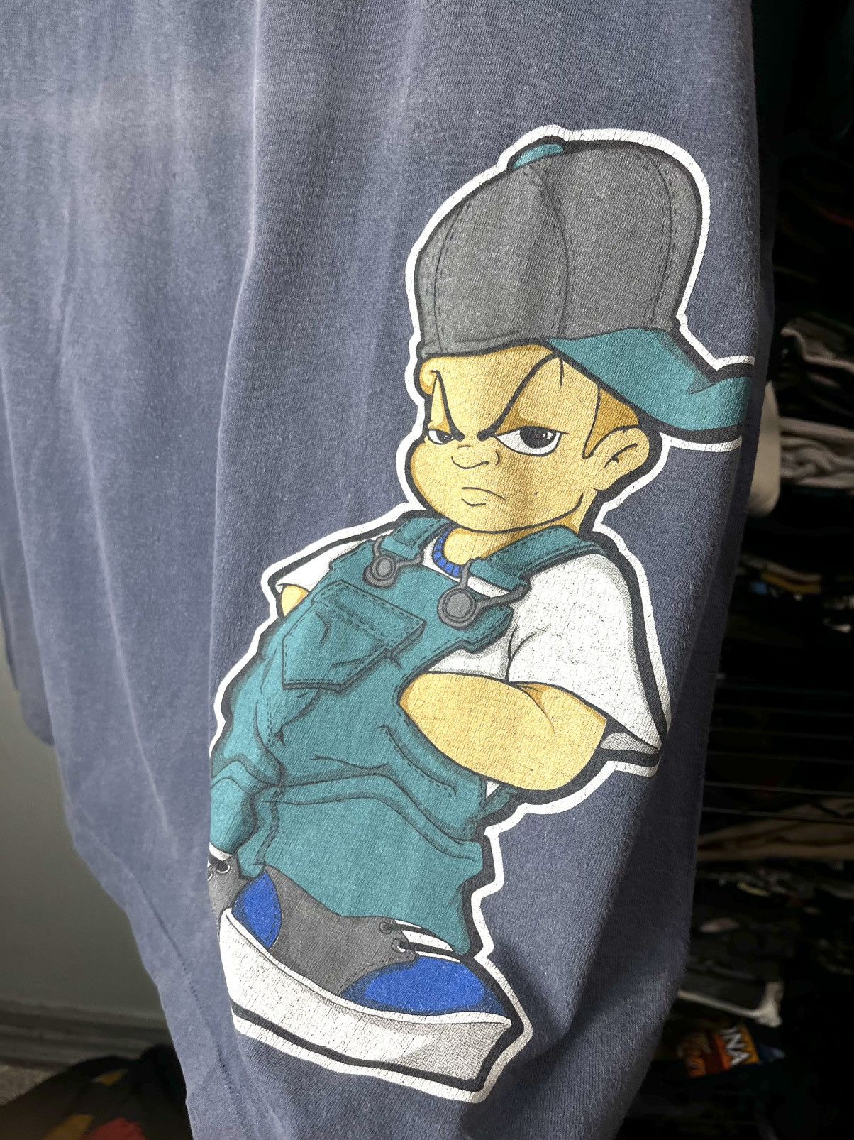 Vintage 1990’s Vintage Breakdown Rap Hip Hop Street Style T Shirt Size US XL / EU 56 / 4 - 2 Thumbnail