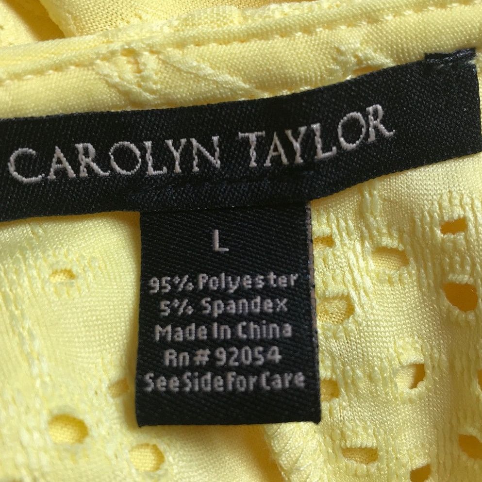 Other Carolyn Taylor Floral Eyelet Oversized Poncho Blouse L Size L / US 10 / IT 46 - 3 Thumbnail