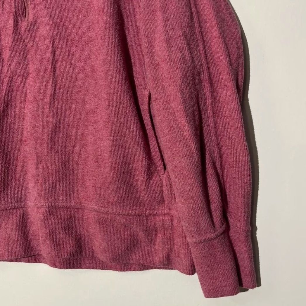 Nike Nike Berry Red Athletic Training Quarter Zip Pullover Sweater Women M Size M / US 6-8 / IT 42-44 - 4 Thumbnail