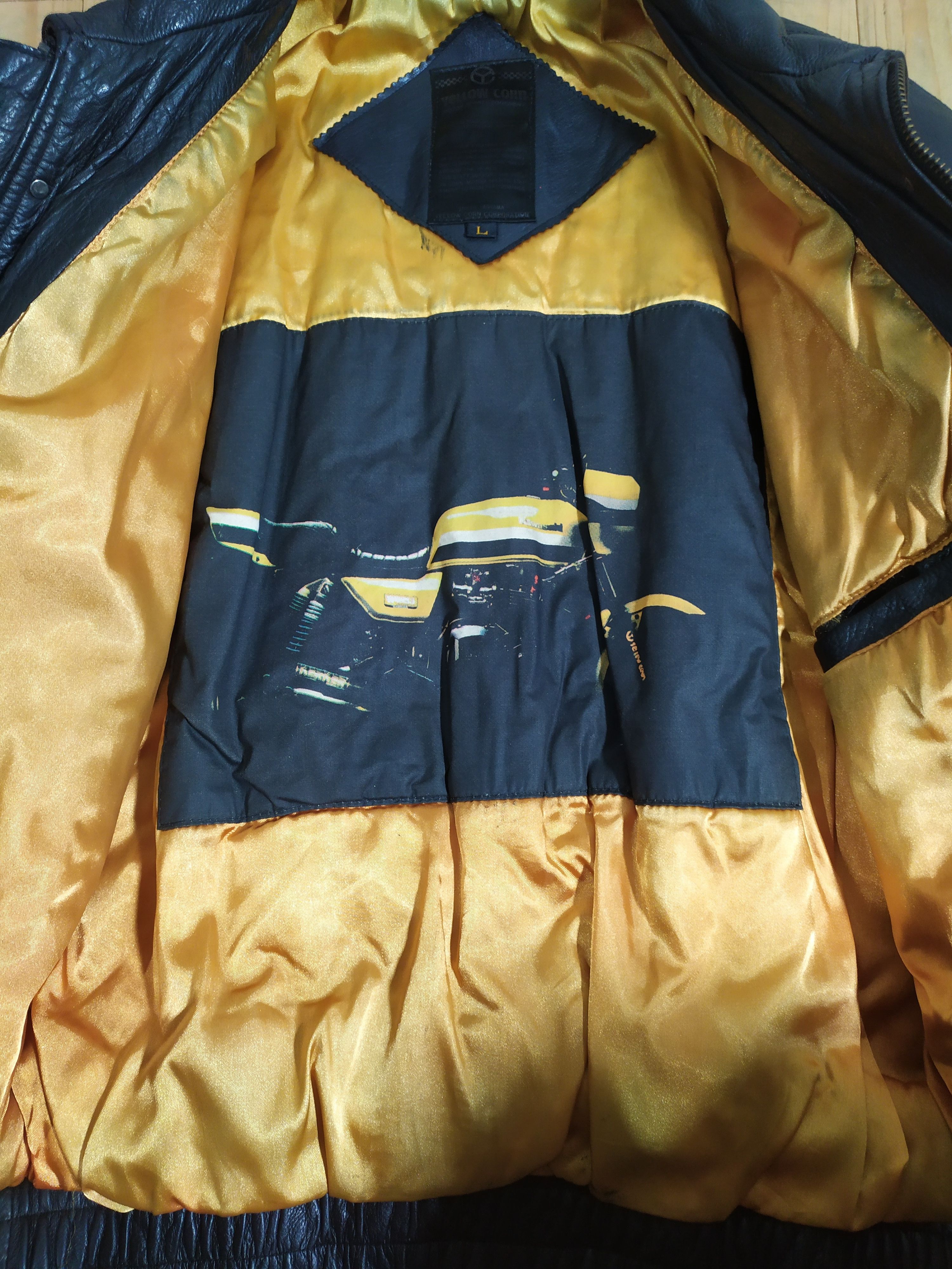 Genuine Leather × YELLOW CORN YELLOW CORN SLEDGE HAMMER HIGHWAY 3RD LEATHER JACKET Size US L / EU 52-54 / 3 - 3 Thumbnail
