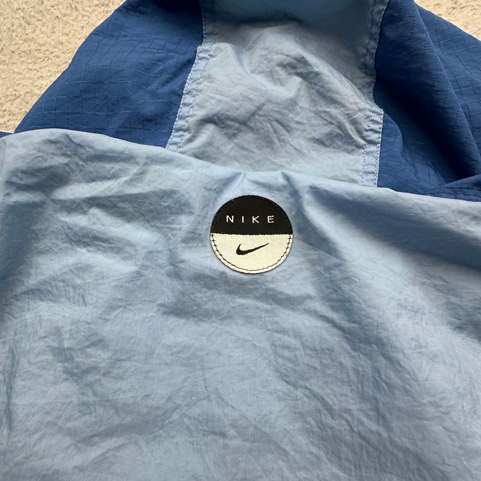Nike Vintage 90s Nike Ripstop Windbreaker Jacket Women Large Blue Size L / US 10 / IT 46 - 15 Thumbnail