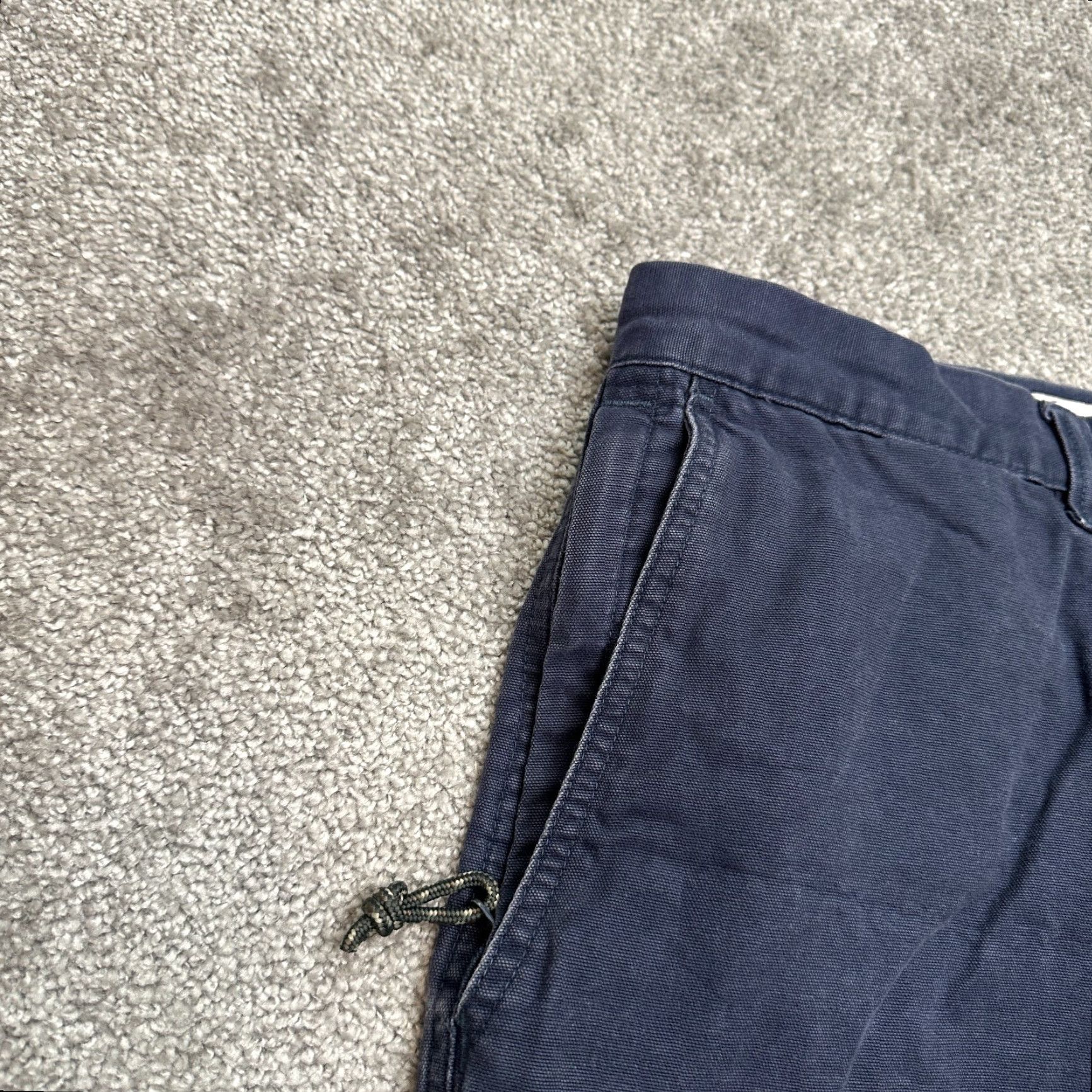Vintage Columbia Chino Shorts Men 40 Navy Blue Snap Button Flat Front 7.5in Inseam Outdoor Casual Size US 40 / EU 56 - 5 Thumbnail