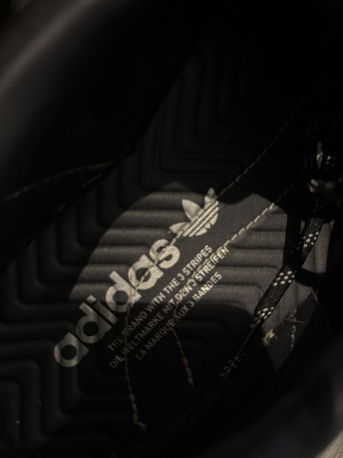 Adidas × Thames MMXX. ADIDAS Blondey Mccoy X Gazelle Indoor Sneakers - Grey/Black Size US 10 / EU 43 - 7 Thumbnail