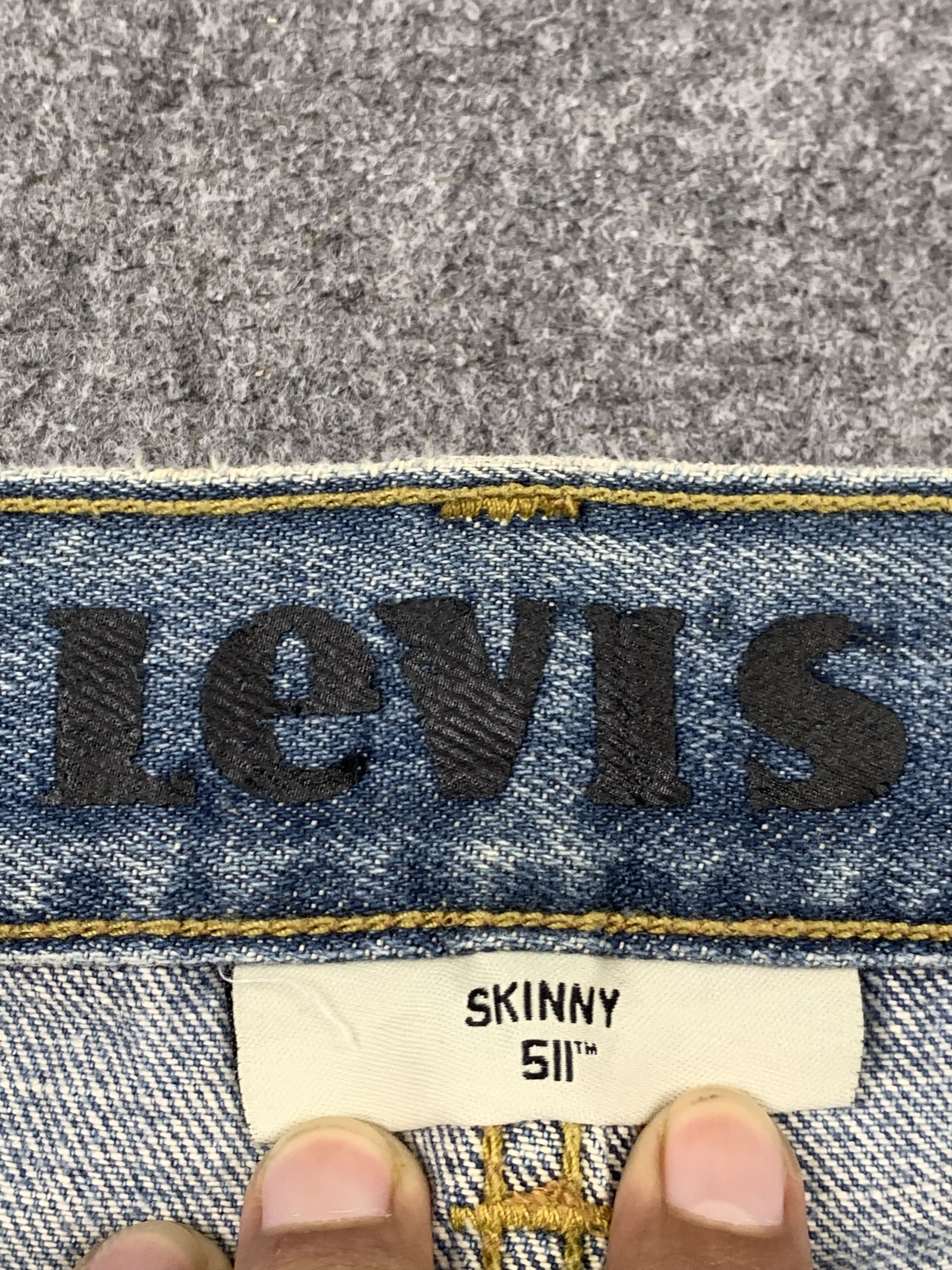 Levi's Vintage Levis 511 Faded Blue Jeans DP1780 Size US 32 / EU 48 - 10 Thumbnail