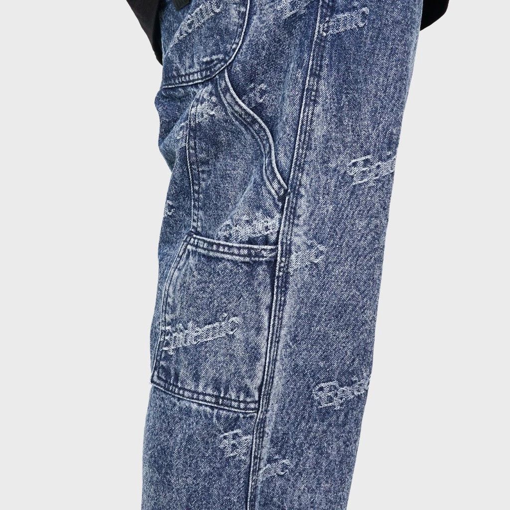 Designer × Jean Epidemic Long Pants Firenze Denim Blue Wash Size US 34 / EU 50 - 4 Thumbnail
