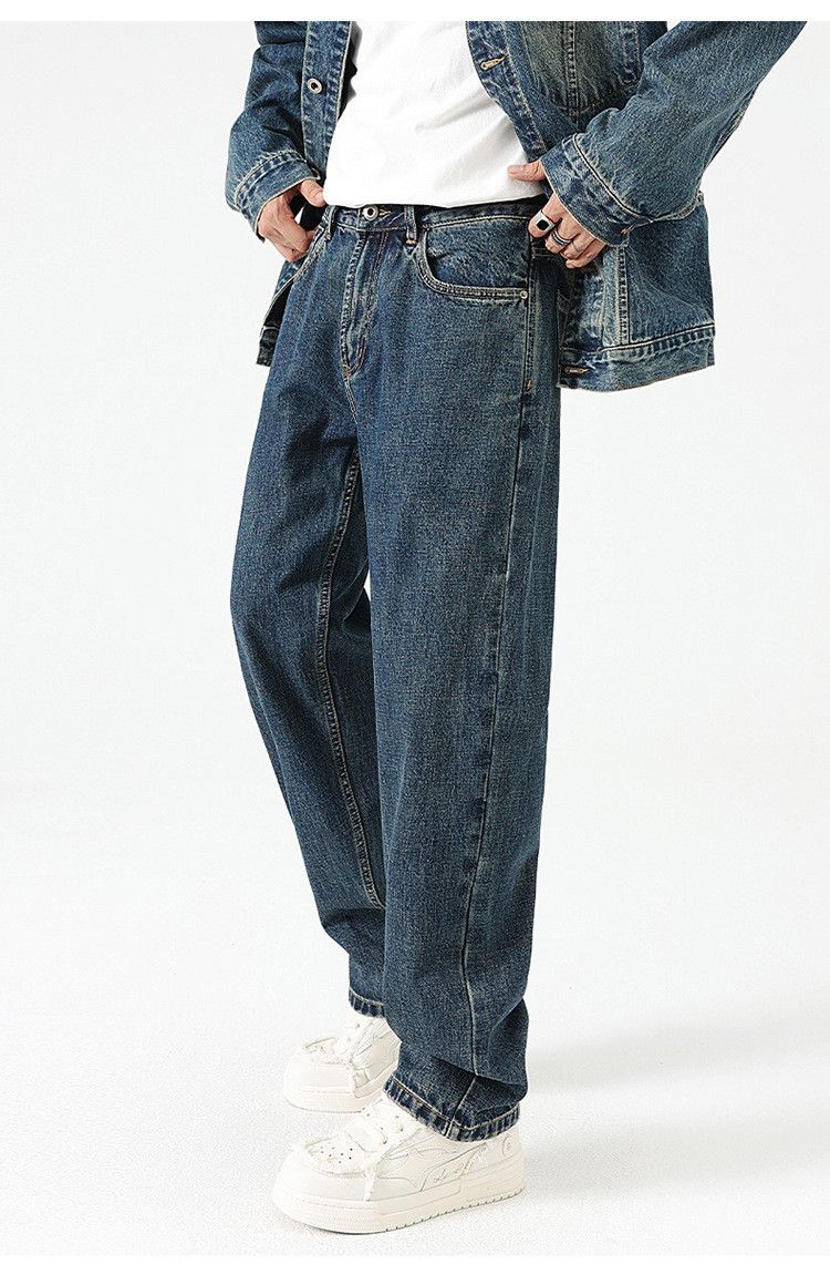 Japanese Brand × Vintage Trendy casual simple retro washed jeans Size US 32 / EU 48 - 2 Thumbnail