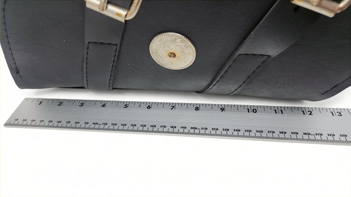 Other Willie & Max SB707 Faux Leather Slant Motorcycle Saddlebag Size ONE SIZE - 9 Thumbnail