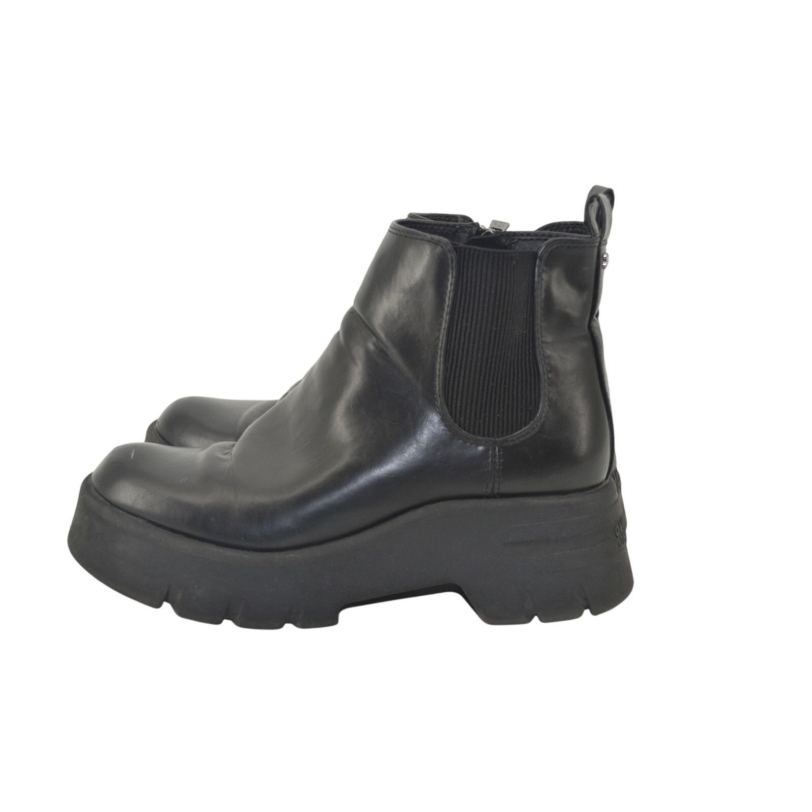 Other Sam & Libby Chunky Boots Whimsygothic Black Faux Leather 9.5 Size US 9.5 / IT 39.5 - 1 Thumbnail