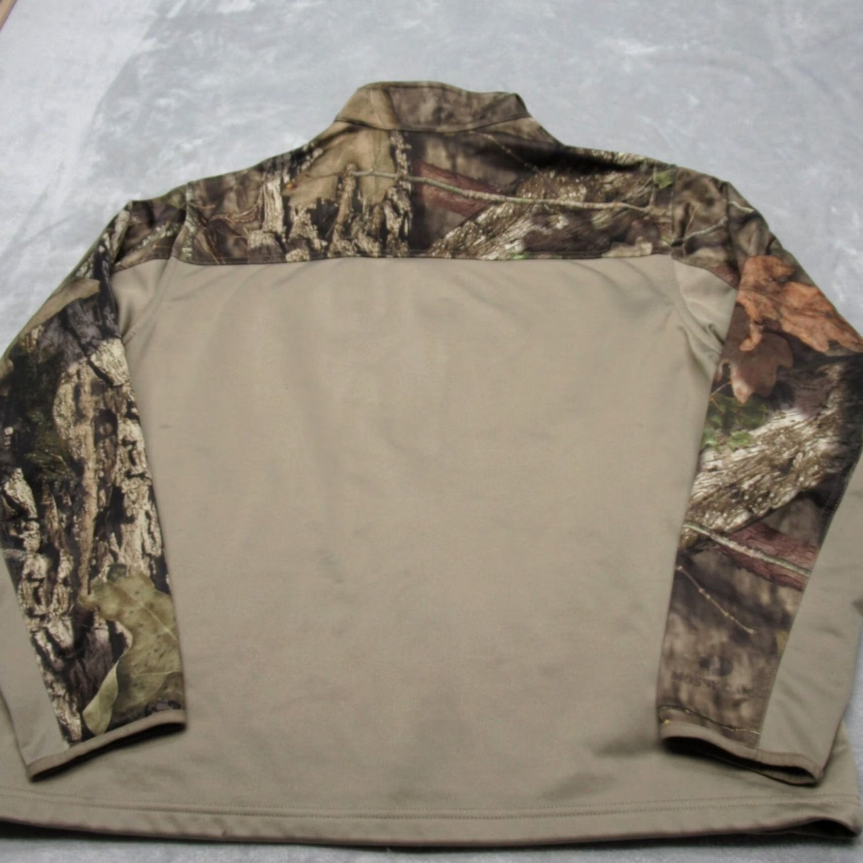Vintage Mossy Oak Jacket Mens XL Brown Camouflage Full Zip Pockets Stand-Up Collar Mid-Length Outdoor Hunting Hiking Winter Fall Spring Military Jacket Mens Size US XL / EU 56 / 4 - 3 Thumbnail