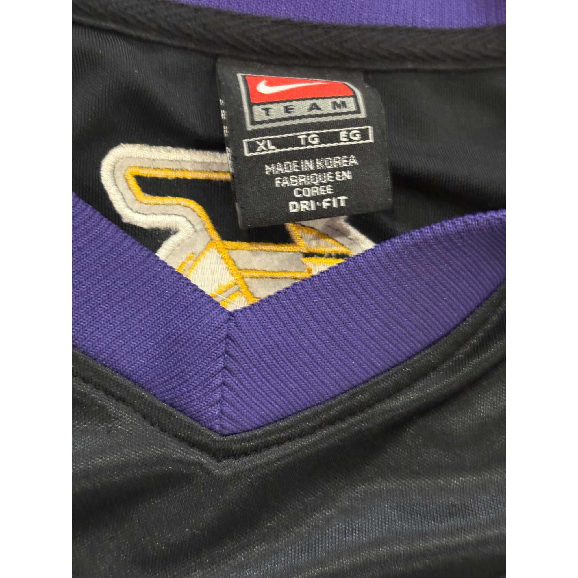 Nike Nike Team Los Angeles Lakers NBA Shooting Warmup Shirt Size US XL / EU 56 / 4 - 7 Thumbnail